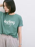 【接触冷感】ロゴプリントTシャツ（オフホワイト/グレー/ピンク/グリーン/ブルー）｜Samansa Mos2 blue（サマンサモスモス ブルー）通販
