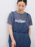 【接触冷感】ロゴプリントTシャツ（オフホワイト/グレー/ピンク/グリーン/ブルー）｜Samansa Mos2 blue（サマンサモスモス ブルー）通販