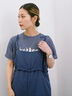 【接触冷感】ロゴプリントTシャツ（オフホワイト/グレー/ピンク/グリーン/ブルー）｜Samansa Mos2 blue（サマンサモスモス ブルー）通販