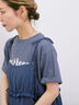 【接触冷感】ロゴプリントTシャツ（オフホワイト/グレー/ピンク/グリーン/ブルー）｜Samansa Mos2 blue（サマンサモスモス ブルー）通販