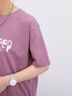 【接触冷感】ロゴプリントTシャツ（オフホワイト/グレー/ピンク/グリーン/ブルー）｜Samansa Mos2 blue（サマンサモスモス ブルー）通販