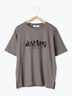 【接触冷感】ロゴプリントTシャツ（オフホワイト/グレー/ピンク/グリーン/ブルー）｜Samansa Mos2 blue（サマンサモスモス ブルー）通販