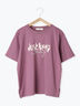 【接触冷感】ロゴプリントTシャツ（オフホワイト/グレー/ピンク/グリーン/ブルー）｜Samansa Mos2 blue（サマンサモスモス ブルー）通販