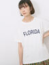 ロゴプリントTシャツ（オフホワイト）｜Samansa Mos2 blue（サマンサモスモス ブルー）通販