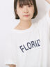 ロゴプリントTシャツ（オフホワイト/ブラック/オレンジ/ブラウン/ブルー）｜Samansa Mos2 blue（サマンサモスモス ブルー）通販