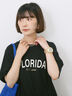 ロゴプリントTシャツ（オフホワイト/ブラック/オレンジ/ブラウン/ブルー）｜Samansa Mos2 blue（サマンサモスモス ブルー）通販