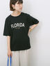 ロゴプリントTシャツ（オフホワイト/ブラック/オレンジ/ブラウン/ブルー）｜Samansa Mos2 blue（サマンサモスモス ブルー）通販