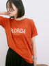 ロゴプリントTシャツ（オフホワイト/ブラック/オレンジ/ブラウン/ブルー）｜Samansa Mos2 blue（サマンサモスモス ブルー）通販
