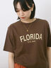 ロゴプリントTシャツ（オフホワイト/ブラック/オレンジ/ブラウン/ブルー）｜Samansa Mos2 blue（サマンサモスモス ブルー）通販