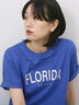 ロゴプリントTシャツ（オフホワイト/ブラック/オレンジ/ブラウン/ブルー）｜Samansa Mos2 blue（サマンサモスモス ブルー）通販