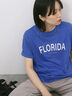 ロゴプリントTシャツ（オフホワイト/ブラック/オレンジ/ブラウン/ブルー）｜Samansa Mos2 blue（サマンサモスモス ブルー）通販