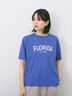 ロゴプリントTシャツ（オフホワイト/ブラック/オレンジ/ブラウン/ブルー）｜Samansa Mos2 blue（サマンサモスモス ブルー）通販