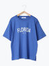 ロゴプリントTシャツ（オフホワイト/ブラック/オレンジ/ブラウン/ブルー）｜Samansa Mos2 blue（サマンサモスモス ブルー）通販