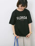 ロゴプリントTシャツ（オフホワイト/ブラック/オレンジ/ブラウン/ブルー）｜Samansa Mos2 blue（サマンサモスモス ブルー）通販