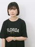ロゴプリントTシャツ（オフホワイト/ブラック/オレンジ/ブラウン/ブルー）｜Samansa Mos2 blue（サマンサモスモス ブルー）通販