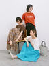 ロゴプリントTシャツ（オフホワイト/ブラック/オレンジ/ブラウン/ブルー）｜Samansa Mos2 blue（サマンサモスモス ブルー）通販