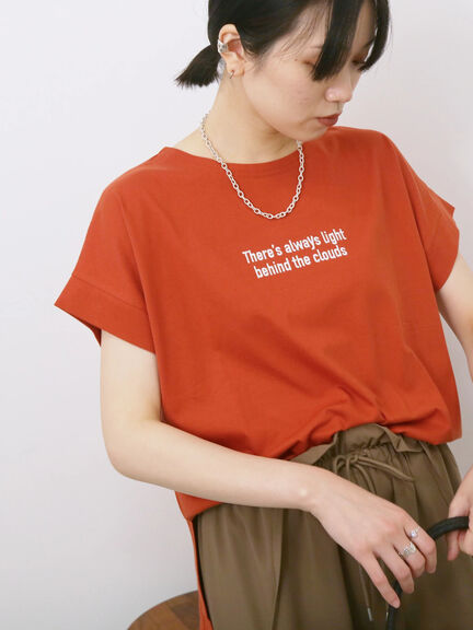 売れ筋商品|||モス モッシュ Tシャツ レディース トップス TEE - Basic T-shirt - chinese red モス モッシュ レディース Tシャツ トップス TEE - Basic T