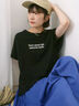ロゴ刺繍フレンチスリーブTシャツ（オフホワイト/ブラック/オレンジ/ブラウン/ブルー）｜Samansa Mos2 blue（サマンサモスモス ブルー）通販