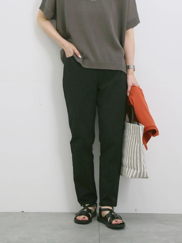 セール】 【接触冷感】ストレッチパンツ（ブラック/グリーン/ブルー