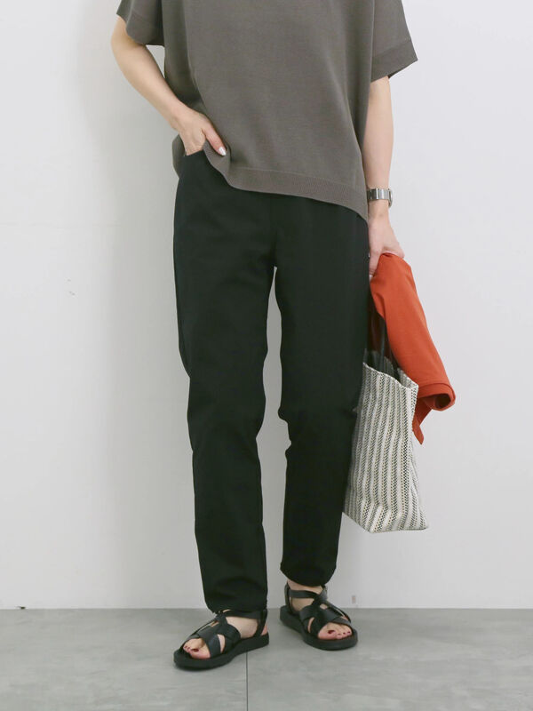 セール】 【接触冷感】ストレッチパンツ（ブラック/グリーン/ブルー