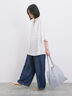 【Made in India】タッセル付ギャザーレースブラウス（オフホワイト/ブラック/パープル）｜Samansa Mos2 blue（サマンサモスモス ブルー）通販