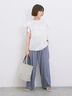 【Made in India】フリル袖レースピンタックブラウス（オフホワイト/ブラック/レッド）｜Samansa Mos2 blue（サマンサモスモス ブルー）通販