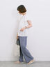 【Made in India】フリル袖レースピンタックブラウス（オフホワイト/ブラック/レッド）｜Samansa Mos2 blue（サマンサモスモス ブルー）通販