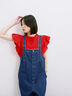 【Made in India】フリル袖レースピンタックブラウス（オフホワイト/ブラック/レッド）｜Samansa Mos2 blue（サマンサモスモス ブルー）通販