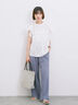 【Made in India】フリル袖レースピンタックブラウス（オフホワイト/ブラック/レッド）｜Samansa Mos2 blue（サマンサモスモス ブルー）通販