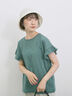 【USAコットン】フリルTシャツ（グリーン）｜Samansa Mos2 blue（サマンサモスモス ブルー）通販