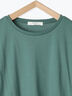 【USAコットン】フリルTシャツ（オフホワイト/ブラック/グリーン）｜Samansa Mos2 blue（サマンサモスモス ブルー）通販