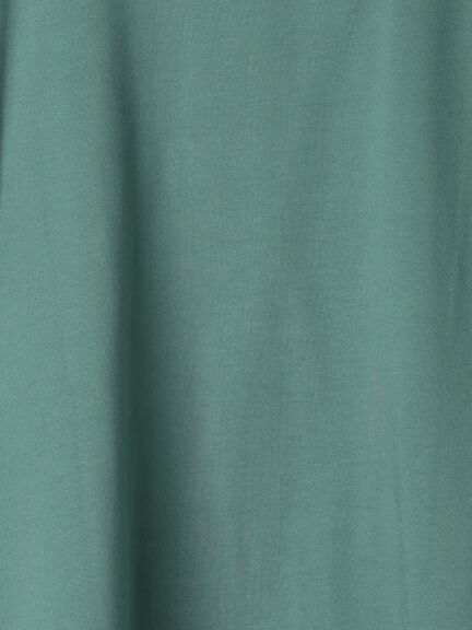 【USAコットン】フリルTシャツ（オフホワイト/ブラック/グリーン）｜Samansa Mos2 blue（サマンサモスモス ブルー）通販
