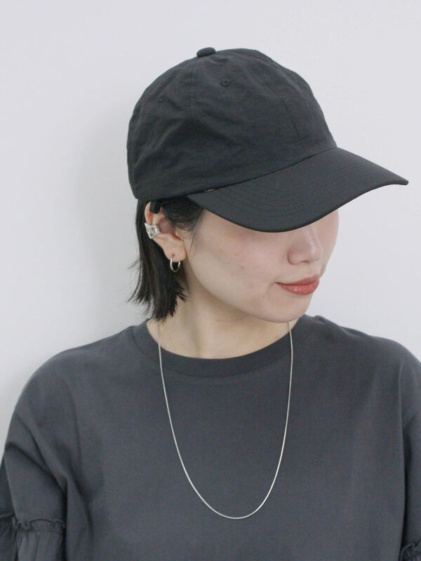 【接触冷感】ネックカバー付キャップ（ブラック）｜Samansa Mos2 blue（サマンサモスモス ブルー）通販