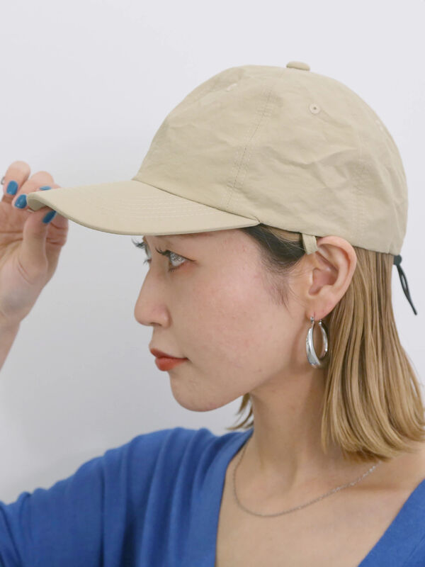 【接触冷感】ネックカバー付キャップ（ベージュ）｜Samansa Mos2 blue（サマンサモスモス ブルー）通販