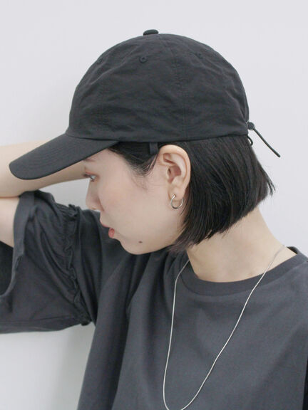 【接触冷感】ネックカバー付キャップ（ブラック/ベージュ/キャメル）｜Samansa Mos2 blue（サマンサモスモス ブルー）通販