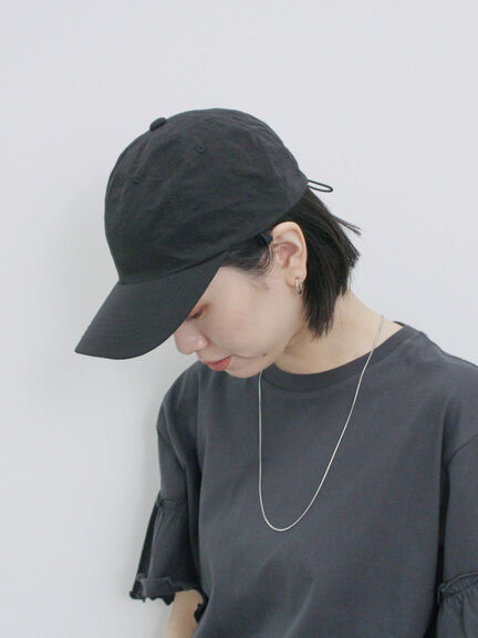 【接触冷感】ネックカバー付キャップ（ブラック/ベージュ/キャメル）｜Samansa Mos2 blue（サマンサモスモス ブルー）通販