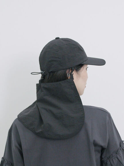 【接触冷感】ネックカバー付キャップ（ブラック/ベージュ/キャメル）｜Samansa Mos2 blue（サマンサモスモス ブルー）通販