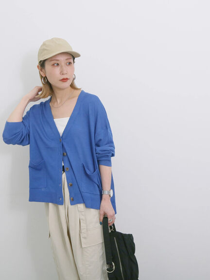 【接触冷感】ネックカバー付キャップ（ブラック/ベージュ/キャメル）｜Samansa Mos2 blue（サマンサモスモス ブルー）通販