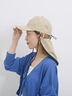 【接触冷感】ネックカバー付キャップ（ブラック/ベージュ/キャメル）｜Samansa Mos2 blue（サマンサモスモス ブルー）通販