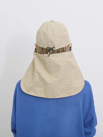 【接触冷感】ネックカバー付キャップ（ブラック/ベージュ/キャメル）｜Samansa Mos2 blue（サマンサモスモス ブルー）通販
