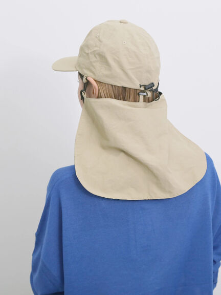 【接触冷感】ネックカバー付キャップ（ブラック/ベージュ/キャメル）｜Samansa Mos2 blue（サマンサモスモス ブルー）通販