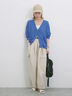 【接触冷感】ネックカバー付キャップ（ブラック/ベージュ/キャメル）｜Samansa Mos2 blue（サマンサモスモス ブルー）通販
