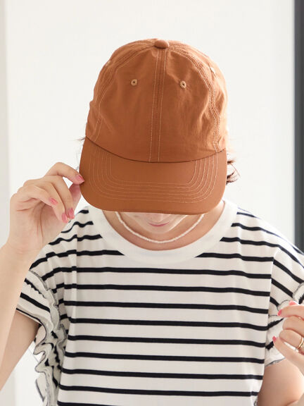 【接触冷感】ネックカバー付キャップ（ブラック/ベージュ/キャメル）｜Samansa Mos2 blue（サマンサモスモス ブルー）通販