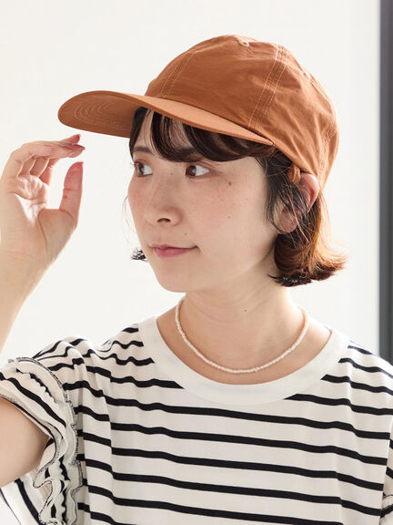 【接触冷感】ネックカバー付キャップ（ブラック/ベージュ/キャメル）｜Samansa Mos2 blue（サマンサモスモス ブルー）通販