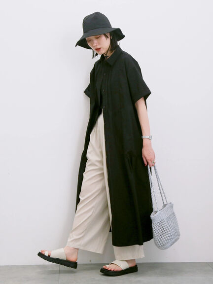 【UVカット・撥水加工】クラウン切替ハット（ブラック/カーキ/キナリ）｜Samansa Mos2 blue（サマンサモスモス ブルー）通販