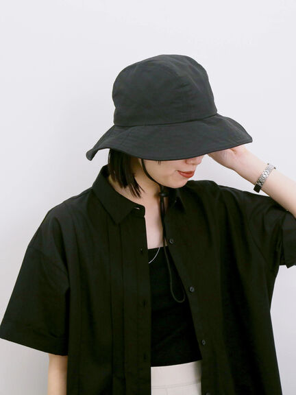 【UVカット・撥水加工】クラウン切替ハット（ブラック/カーキ/キナリ）｜Samansa Mos2 blue（サマンサモスモス ブルー）通販