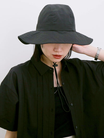 【UVカット・撥水加工】クラウン切替ハット（ブラック/カーキ/キナリ）｜Samansa Mos2 blue（サマンサモスモス ブルー）通販