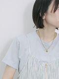 ラメTシャツ（サックスブルー）｜Samansa Mos2 blue（サマンサモスモス ブルー）通販