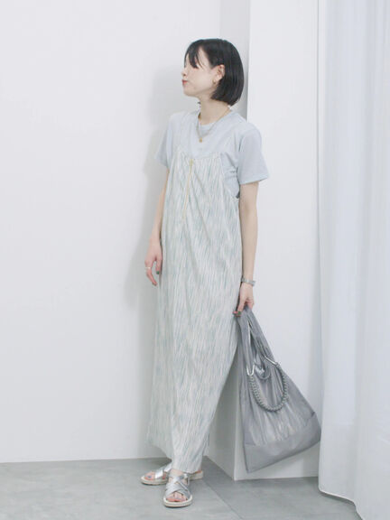ラメTシャツ（サックスブルー/キナリ/ＴＯＰグレー）｜Samansa Mos2 blue（サマンサモスモス ブルー）通販