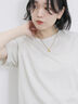 ラメTシャツ（サックスブルー/キナリ/ＴＯＰグレー）｜Samansa Mos2 blue（サマンサモスモス ブルー）通販